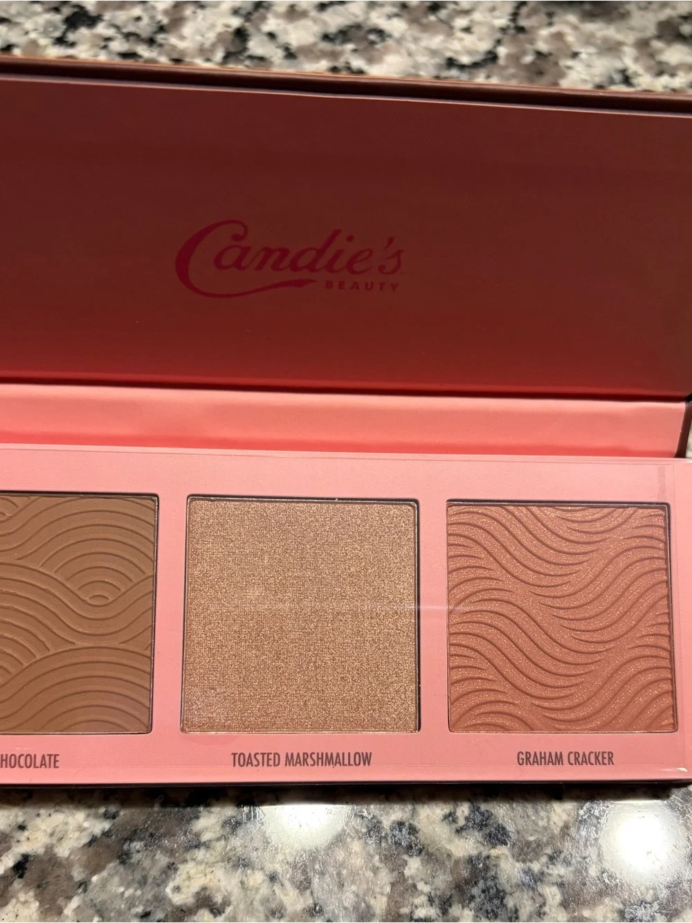 Candie's S'mores Contour Palette - Brown, Cream, Pink Accents
